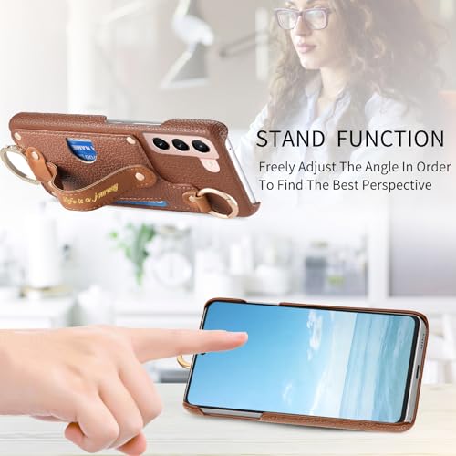 Coque pour S22 Plus marron idéale pour travailler au café - 6