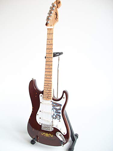 Stevie Ray Vaughan Mini guitare miniature SRV Lenny Gift Axe Heaven - Les Beatles, Paul McCartney, John Lennon, RIngo Starr, George Harrison Stevie Ray Vaughan Mini guitare miniature SRV Lenny Gift Axe Heaven – Image 4
