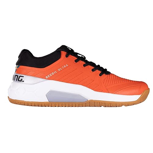 Salming Recoil Ultra Herren Squashschuhe, Neon-Orange, 42 EU