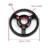 Rankomu RC Car Steel Spur Gear 32P 0,8M zamiennik, 60T do Traxxas Slash 1/10 2WD, zestaw zębatek stalowych RC, inżynieria precyzyjna, wysoka wydajność