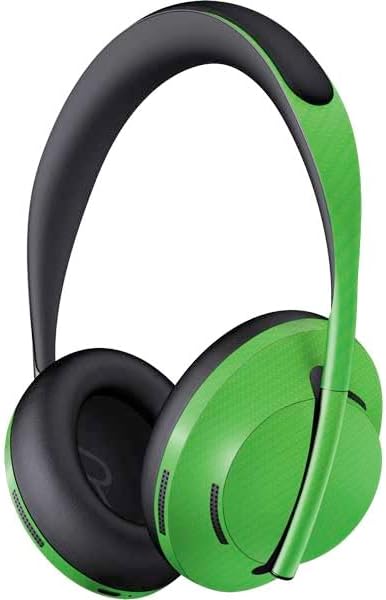 Skinit Decal Audio Skin Compatible with Bose Noise Cancelling Headphones 700 - Green Carbon Fiber Specialty Texture Material Design