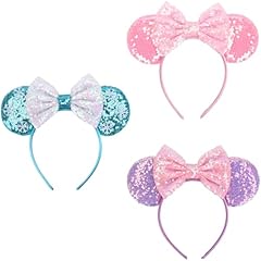 3 Pcs Blue-white, Pink, Purple-pink