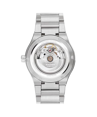 Movado Museum Imperiale Men's Watch - Swiss Automatic, Self-Winding, Stainless Steel Bracelet - Classic, Luxury Fashion Timepiece for Him - 40mm3