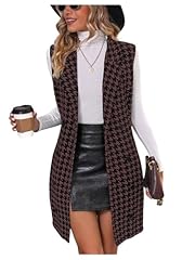 Brown Houndstooth Print