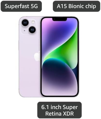 Apple iPhone 14, 128GB, Purple - Unlocked (Renewed) - 2