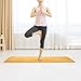 Pegciuho Premium Mat for Home Workouts and Fitness Training, Yellow