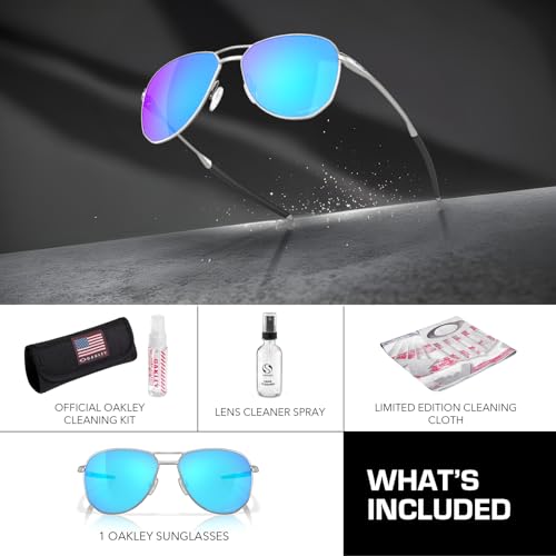 Oakley OO4147 CONTRAIL – Polarized/Non-Polarized Pilot Shape Sunglasses with Official Eyewear Kit Bundle3