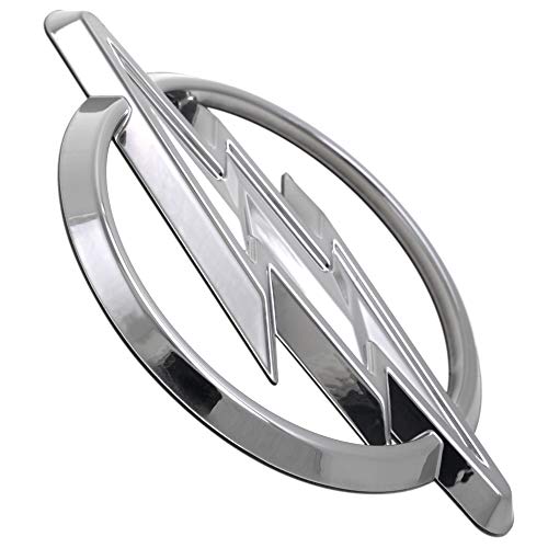Image of Fan Emblems The Flash 3D Car Badge - Classic Logo (Chrome)