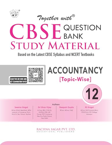 Image of Together with 100 Plus Prep CBSE Question Bank for Class 12 Accountancy 2026-27 with 2000+ Questions as per NCERT Textbook & Solved 2026 board examination paper | Most Recommended CBSE Reference Book