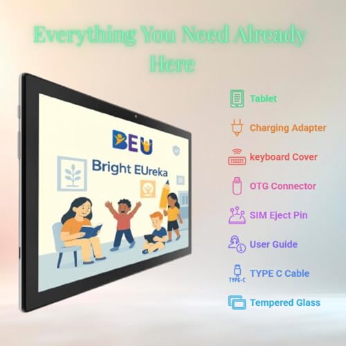Image of Bright Eureka Android Educational Tablet (10 inch Complete Learning Kit)