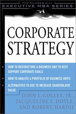 Buy Corporate Strategy (The McGraw-Hill Executive MBA Series) Book ...