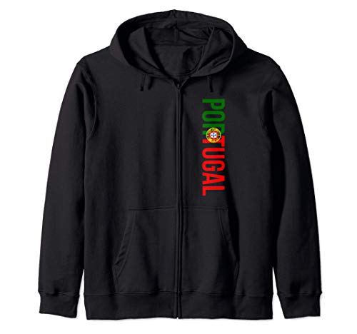 Portuguese Bicolor Apparel Graphic Bandeira de Portugal Sweat à Capuche