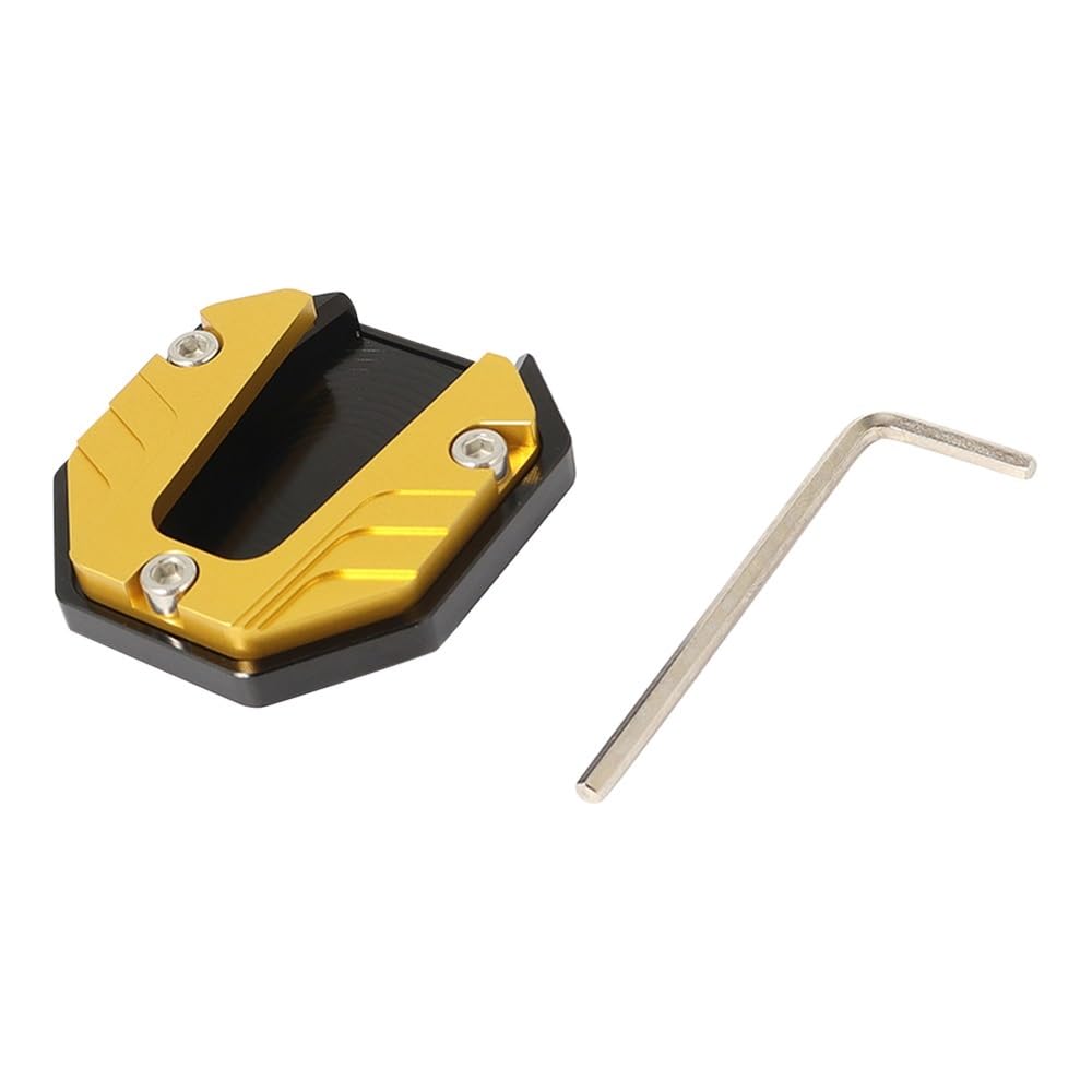 Supporto Cavalletto Laterale Con Base Allargata Per Moto – Stabilità Extra In Alluminio, Kit Con Chiave Inclusa