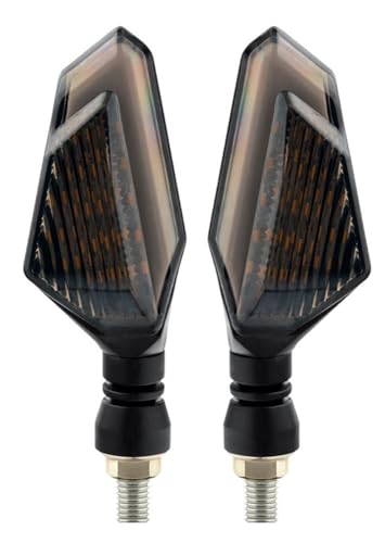 Feu arrière et clignotants moto universels ambrés ultra-lumineux pour scooter et motard