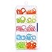 240 Pieces Knitting Stitch Marker, Plastic Smooth Coloured O-Rings with Clear Storage Box, Crochet Ring Assorted Knitting Needle Clip Multiple-size