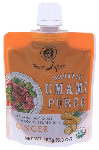 Muso From Japan - Umami Puree with Ginger, Japanese Flavor Enhancer for Cooking, USDA Certified, Made from Natural Ingredients, Bold Taste - 5.2 oz