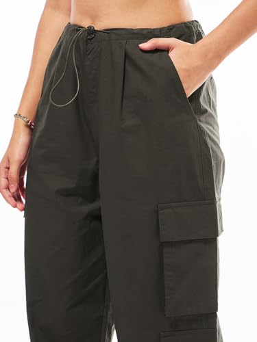 Image of Bewakoof Women's Loose Low Rise Cargo Pant