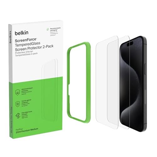 【Apple公認】Belkin iPhone 16 Pro用 2枚セット