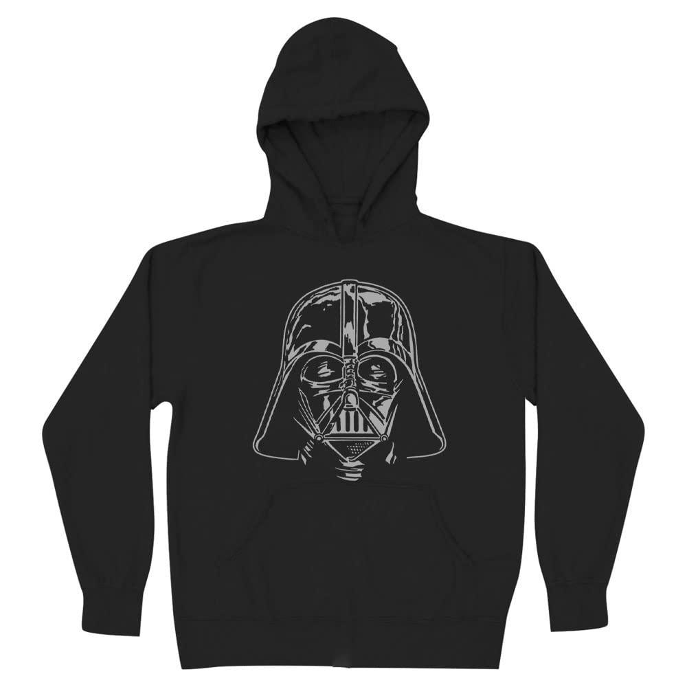 unisex-child Darth Vader Face Hooded Sweatshirt