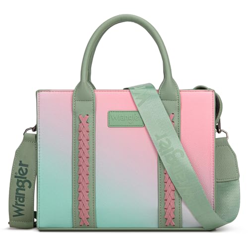 Image of Wrangler Tote Bag for Women Designer Satchel Handbags Top-handle Purses with Strap