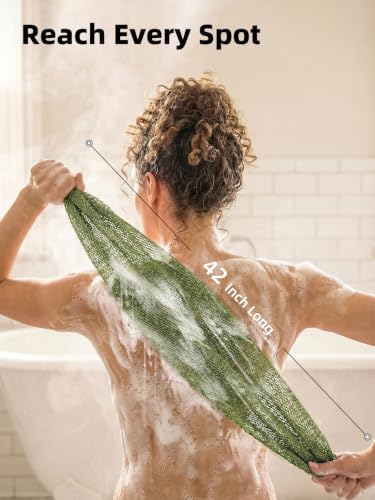 Cleangor 2Pcs African Net Sponge Authentic with Knots - Exfoliating Body