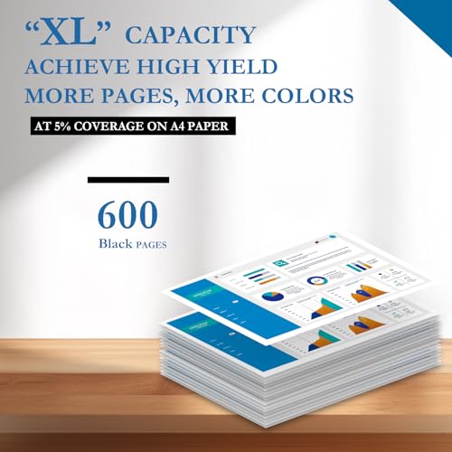 Paeolos 545XL Ink Cartridges Black Replacement for Canon 545 Black Ink Cartridges XL PG545XL PG-545XL PG545 PG-545 XL for Canon Pixma TS3150 MG3050 TR4550 TS3350 MG2950 TR4551 TS3355 - Image 3