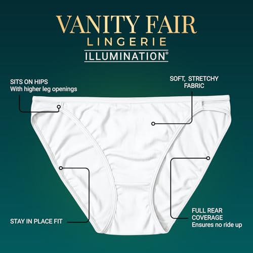 Image of Vanity Fair Women's Illumination Body Shine String Bikini Panty 18108