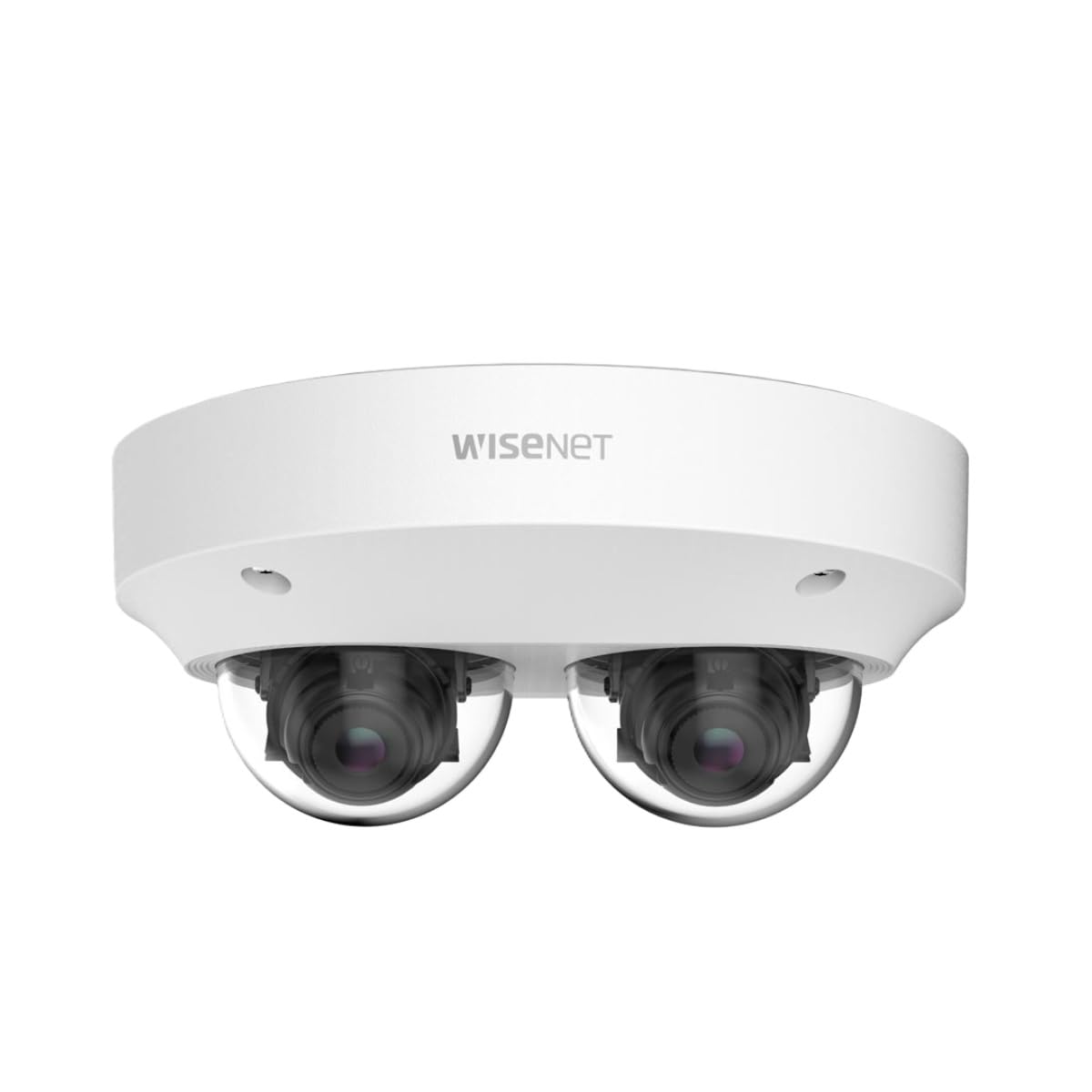 HANWHA TECHWIN PNM-9000VD 2X 5MP Multi-Sensor WDR Network Outdoor Dome Camera Lens not Included, RJ45 Connection