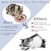 Fhiny 2 PCS Silicone Cat Food Bowls Shallow Dog Bowl 7