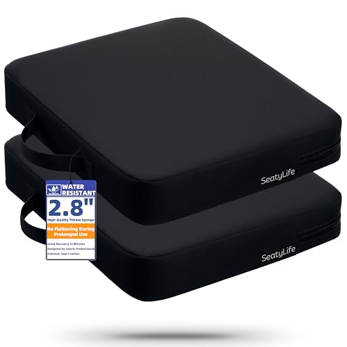 2-Pack Stadium Seat Cushions for Bleachers –...