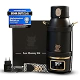 BEBELUX V2 Lux Mommy Kit Babyflaschenwärmer – Die ultimative Geschenkbox für dich & deine Liebsten |In 2 Min perfekt temperiert| 15 Flaschen pro Ladung | BPA-Frei & Sterilisation bis 100 °C (Schwarz)