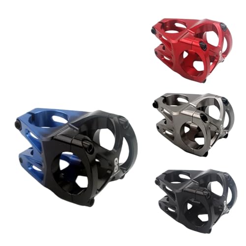 CobraCrawler MTB Power Stem Road Bike Mountain Bicycle Bridge Short Power 40mm Rod Handlebar Table Adjustable Stem Riser 31.8 Cycling (Red)