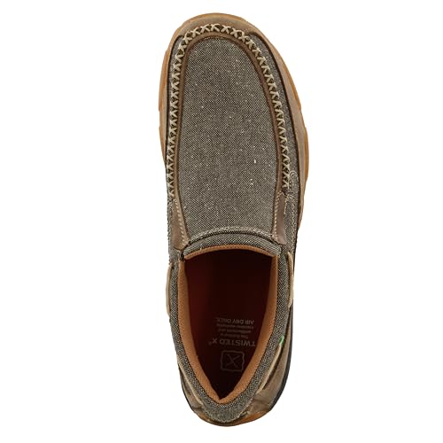 Image of Twisted X Mens Slip on Driving Moc Shoe with Cellstretch