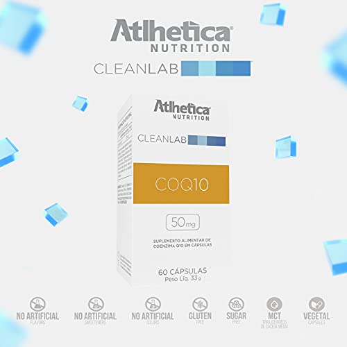 CleanLab COQ10 50mg (60 caps), Atlhetica Nutrition