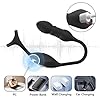PQKuss Analvibratoren mit APP Fernbedienung mit Penisring Vibratoren 9 Vibrationsmodi,Elektrische Penis Trainer Vibrator Mastrubrator Prostata Massagegerät für Männer Paar #3