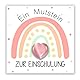 Mutstein für Kinder Einschulung - Schulkind 2025 Mädchen Geschenk, Glücksbringer Mutmacher Schulanfang Mutstein mit Karte Einschulung, Geschenke zur Einschulung Schultüte Mädchen Einschulungsgeschenk