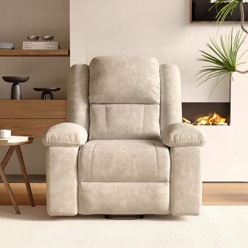 Silla de masaje eléctrica,sillón de masaje calefactor sillón de relajación con función de masaje y reposapiés, sillón salón relax función reclinable vibración calefacción (marrón style-A)