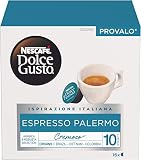 NESCAFÉ DOLCE GUSTO Espresso Palermo Caffè, 6 Confezioni da 16 Capsule (96 Capsule Compatibili Nescafé Dolce Gusto)