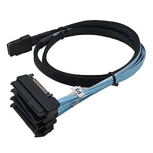 Cable Mini SAS-36P SFF 8087 a 4 SAS 29P SFF-8482 1 metro