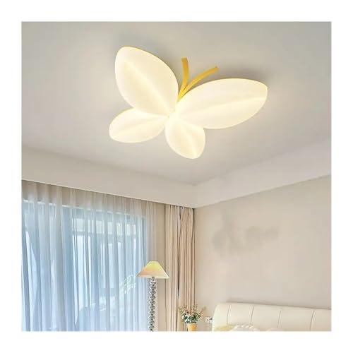 Nordic Warm Children's Room Ceiling Lights Romantic Butterfly Light LED Creative Princess Room Little Girl Bedroom Ceiling Lamps ?Kitchen Light
