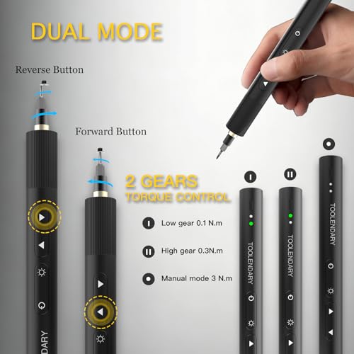 Image of Mini Electric Screwdriver Set,55 in 1 Small Electric Screw Driver Kit with Magnetic Bits, E lectric Precision Screwdriver, Screwdriver Set Kit Cordless Tool for Phone, Camera, Laptop, Watch