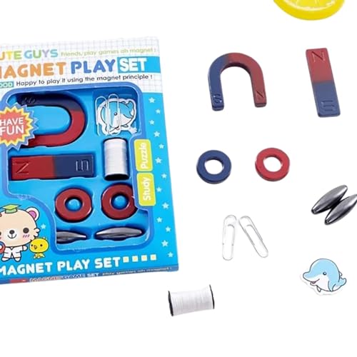 Image of Magnetic Field and Science Experiment Toy Learning Starter Kit Science Lab Basic Electricity Set for Kids
