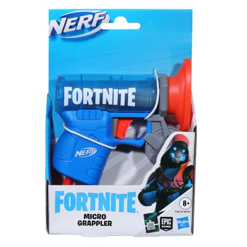 Image of Nerf Fortnite MicroShots Micro Grappler Mini Dart-Firing Blaster, Fortnite Grappler Equipment Design, Includes 2 Official Nerf Elite Darts