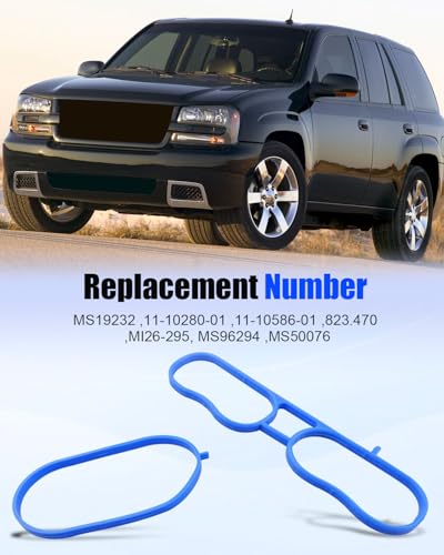 Image of Intake Manifold Gasket MS19232 Fit for Chevrolet Trailblazer 2001-2009, Fit for Isuzu Ascender 2002-2008, Fit for SAAB 9-7X 2004-2012