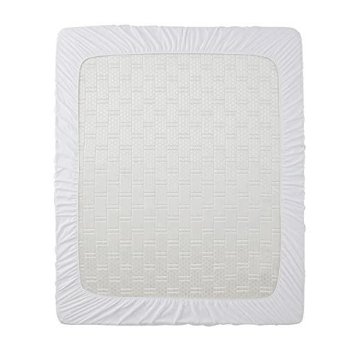 Image of Clara Clark Premier 1800 Collection Single Fitted Sheet, Twin, White