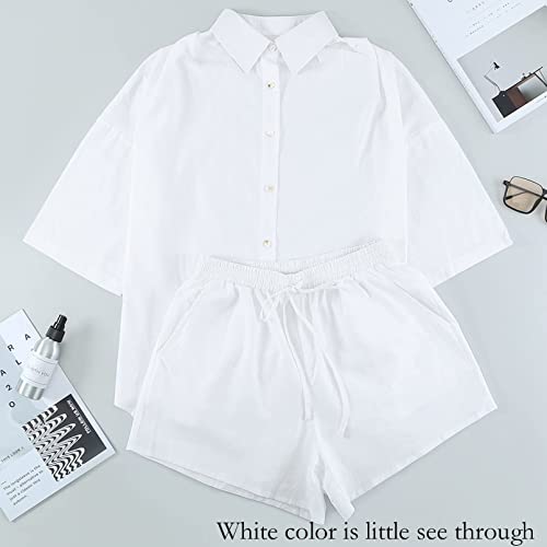 Image of Fixmatti Women Jumpsuit Low V Neck Drawstring Waisted Long Pant Romper Outfits