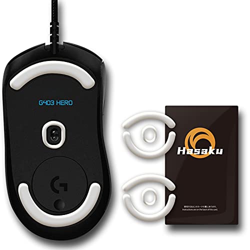Logicool G403 G603 G703 ロジクール Logitech G403 G603 G703 ゲーミングマウス 用 2セット入り Hasaku マウスソール マウスフィート Slide スライド シリーズ ラウンドエッジ マウス移動改善