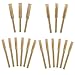 Coikes 18Pcs Temperamatite diamantato Burr Strumento per affilare file di pietra per utensile rotante (5/32'', 3/16'', 7/32'')