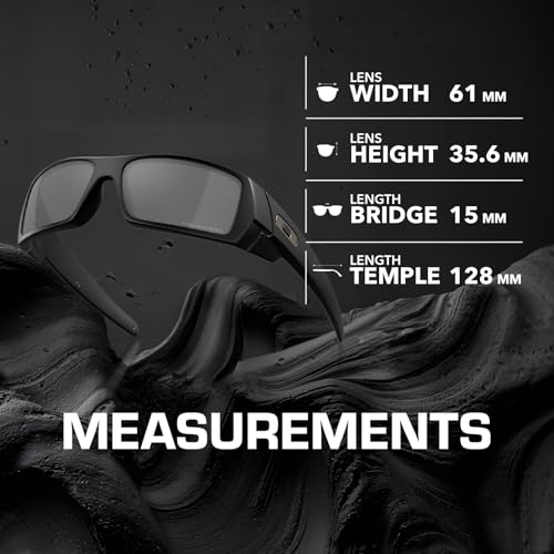 Image of Oakley GASCAN OO9014 Rectangle Shape Sunglasses With Official Eyewear Kit | Men's Sunglasses