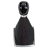 HKPKYK Auto-Schalthebel 5-Gang-Schalthebel & Staubschutzkappe, Für Ford Focus MK2 2005-2012